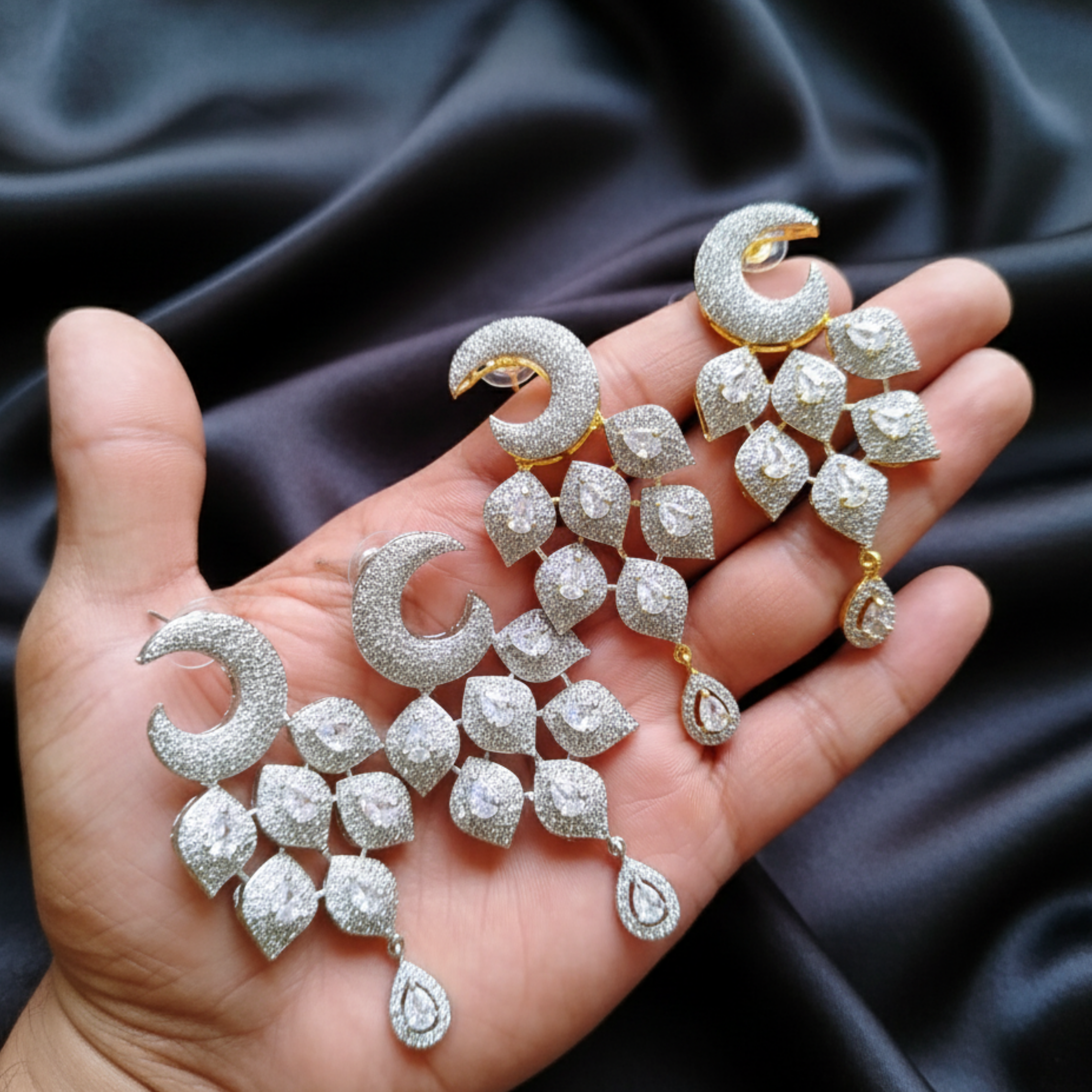 Luna Cascade Earrings