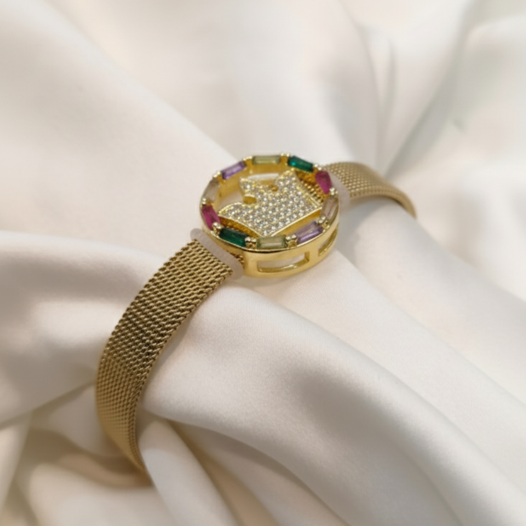 Queen's Mesh Adjustable Bracelet
