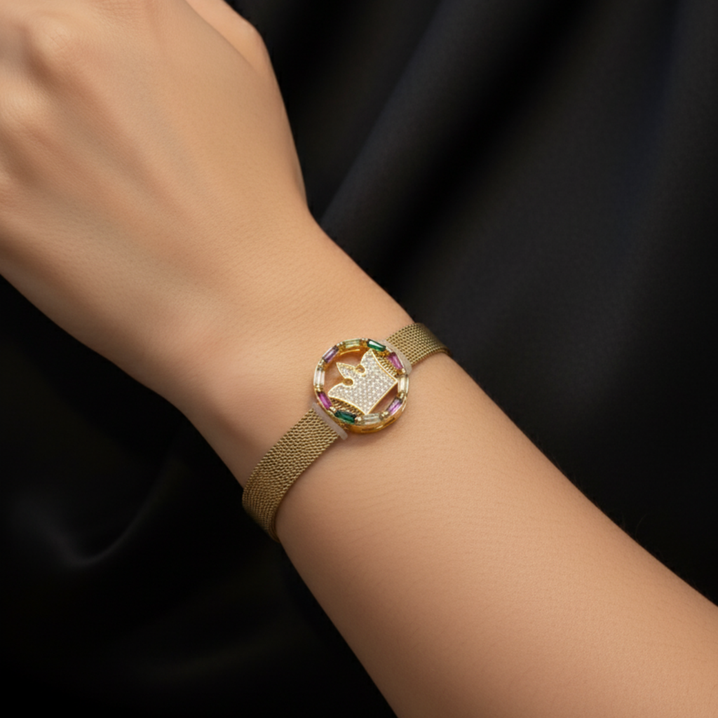 Queen's Mesh Adjustable Bracelet
