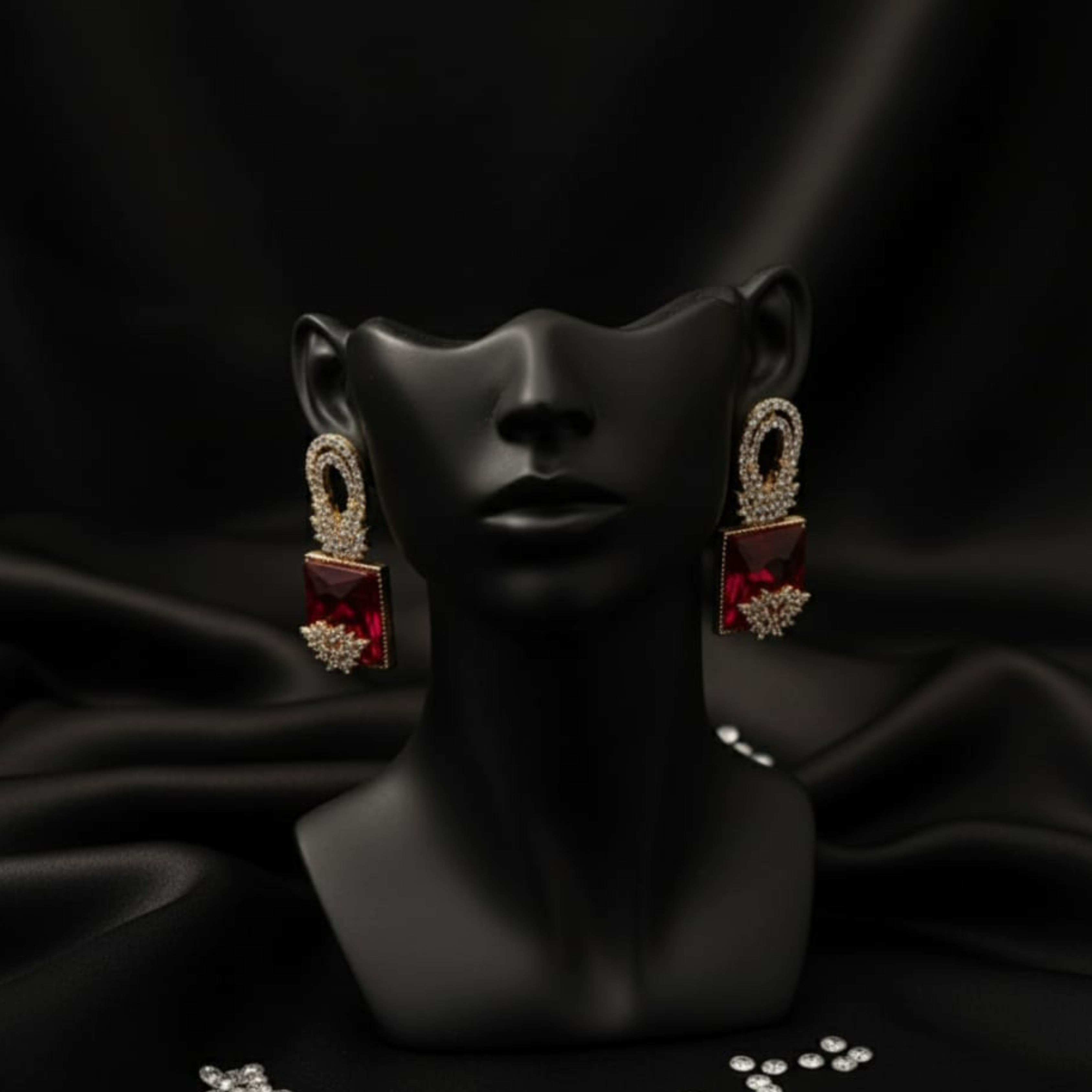 Regal Ruby Square Drops