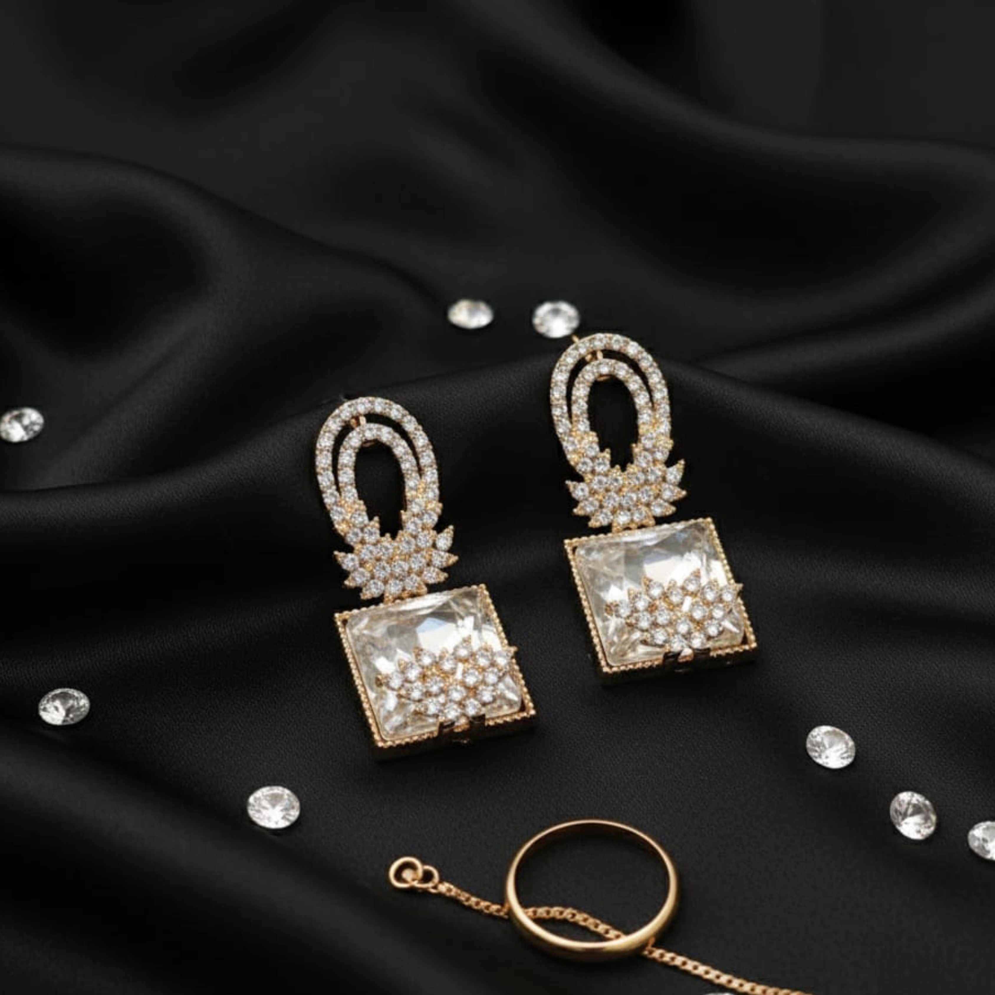 Regal Ruby Square Drops